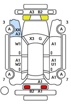 Аукционный лист AUDI A5 2013