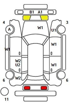 Аукционный лист VOLKSWAGEN GOLF VARIANT 2016