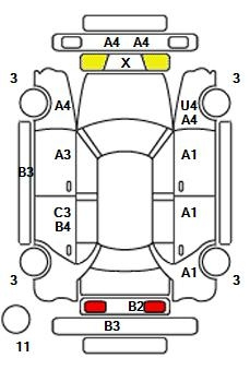 Аукционный лист SUBARU IMPREZA G4 2016