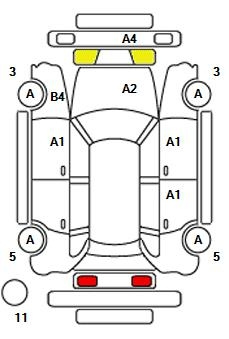 Аукционный лист AUDI A5 2011