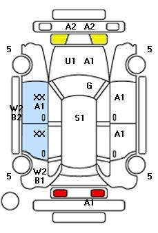 Аукционный лист DAIHATSU MIRA E S 2012
