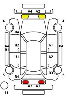 Аукционный лист TOYOTA PRIUS 2011
