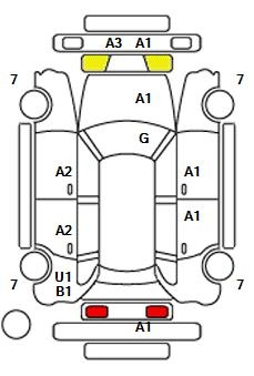 Аукционный лист AUDI A3 2014