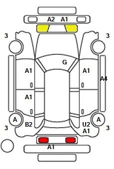 Аукционный лист AUDI A6 2017