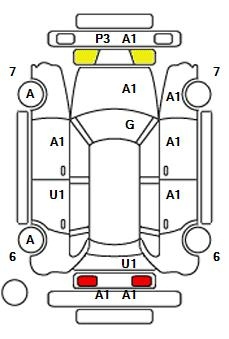 Аукционный лист AUDI A3 2016