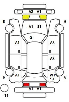 Аукционный лист VOLKSWAGEN GOLF 2015