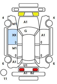 Аукционный лист VOLKSWAGEN GOLF VARIANT 2016
