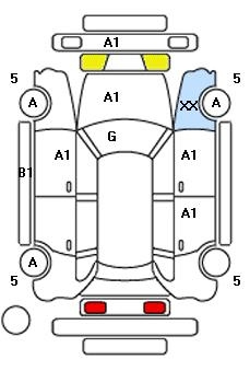 Аукционный лист AUDI A5 2015
