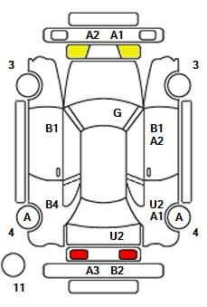 Аукционный лист AUDI A1 2011