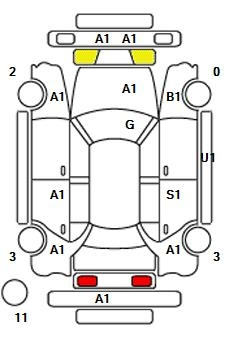 Аукционный лист AUDI A4 2013