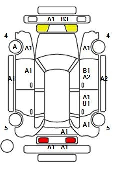 Аукционный лист RENAULT TWINGO 2022