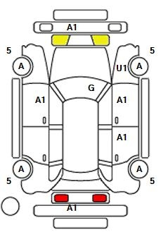 Аукционный лист VOLVO V60 2015
