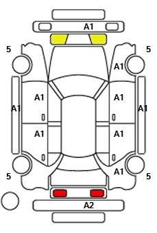 Аукционный лист AUDI A3 2015