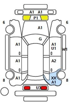 Аукционный лист SUBARU JUSTY 2017