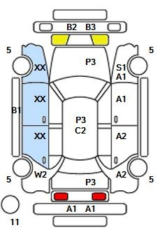 Аукционный лист TOYOTA ALLION 2011