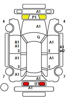 Аукционный лист SUBARU JUSTY 2017