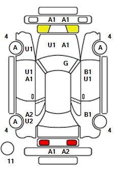 Аукционный лист AUDI A1 2011