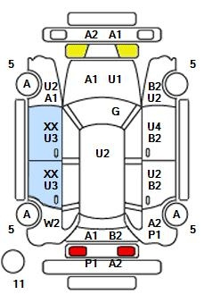 Аукционный лист SUBARU EXIGA 2012