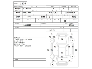 MITSUBISHI MINICAB TRUCK 2011