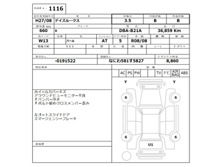 NISSAN DAYZ ROOX 2015