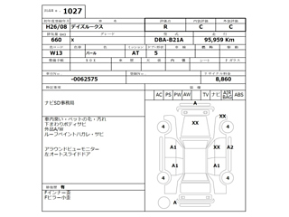 NISSAN DAYZ ROOX 2014