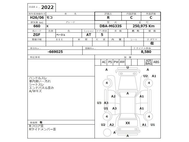 NISSAN MOCO 2014