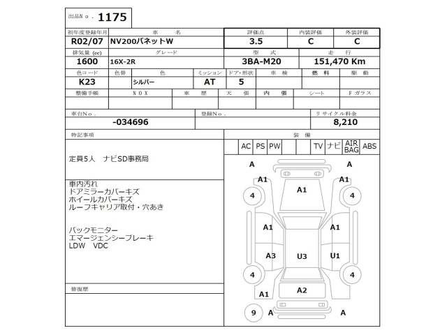 NISSAN NV200 2020