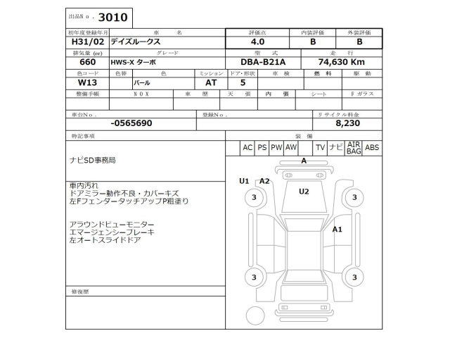 NISSAN DAYZ ROOX 2019