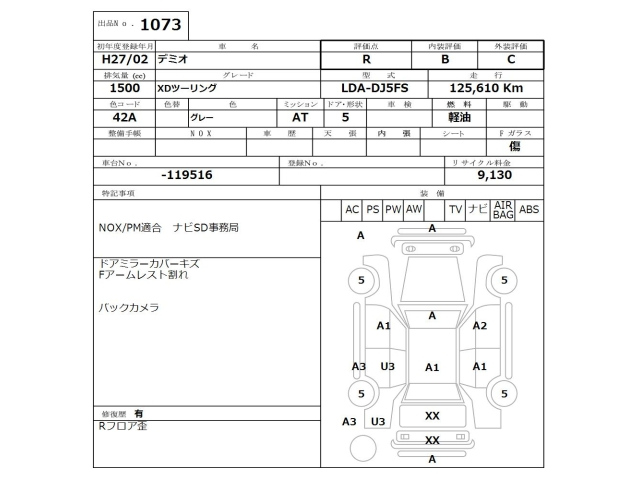 MAZDA DEMIO 2015