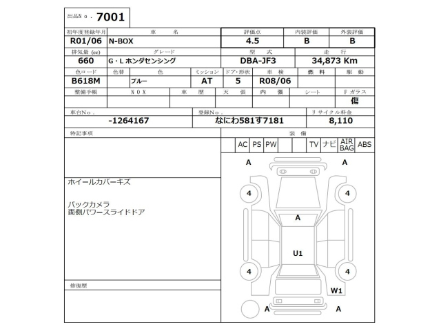 HONDA N BOX 2019