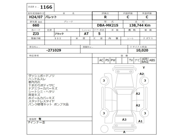 SUZUKI PALETTE 2012