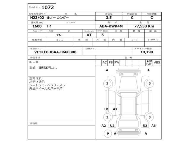 RENAULT KANGOO 2011