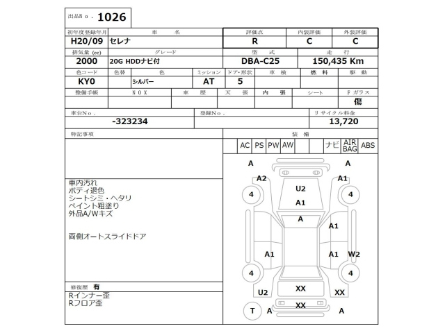 NISSAN SERENA 2008
