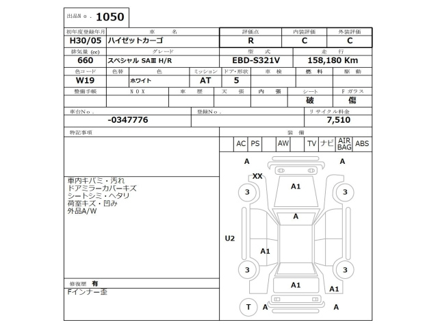 DAIHATSU HIJET VAN 2018