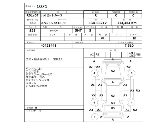 DAIHATSU HIJET VAN 2019
