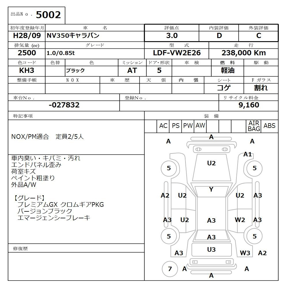 Аукционный лист