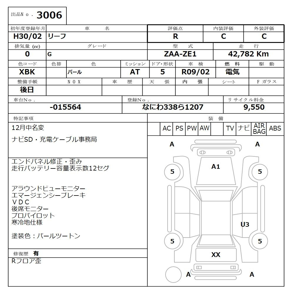 Аукционный лист