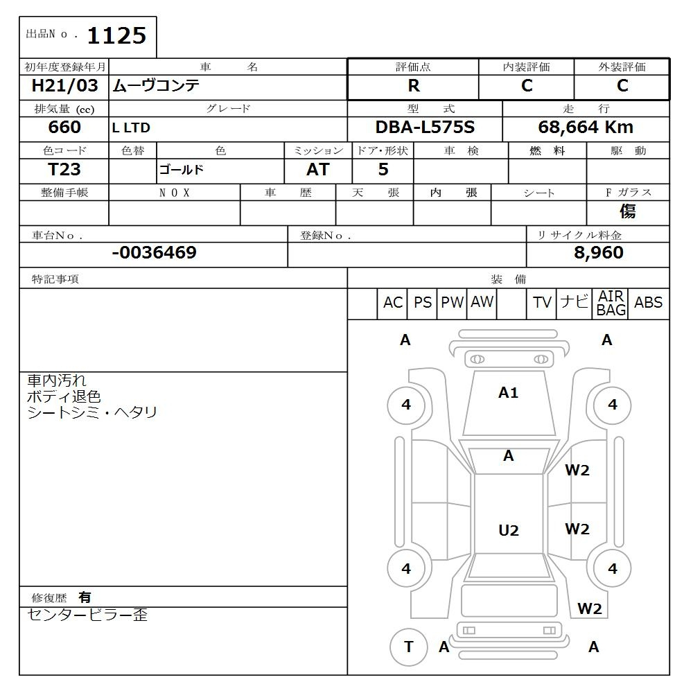 Аукционный лист