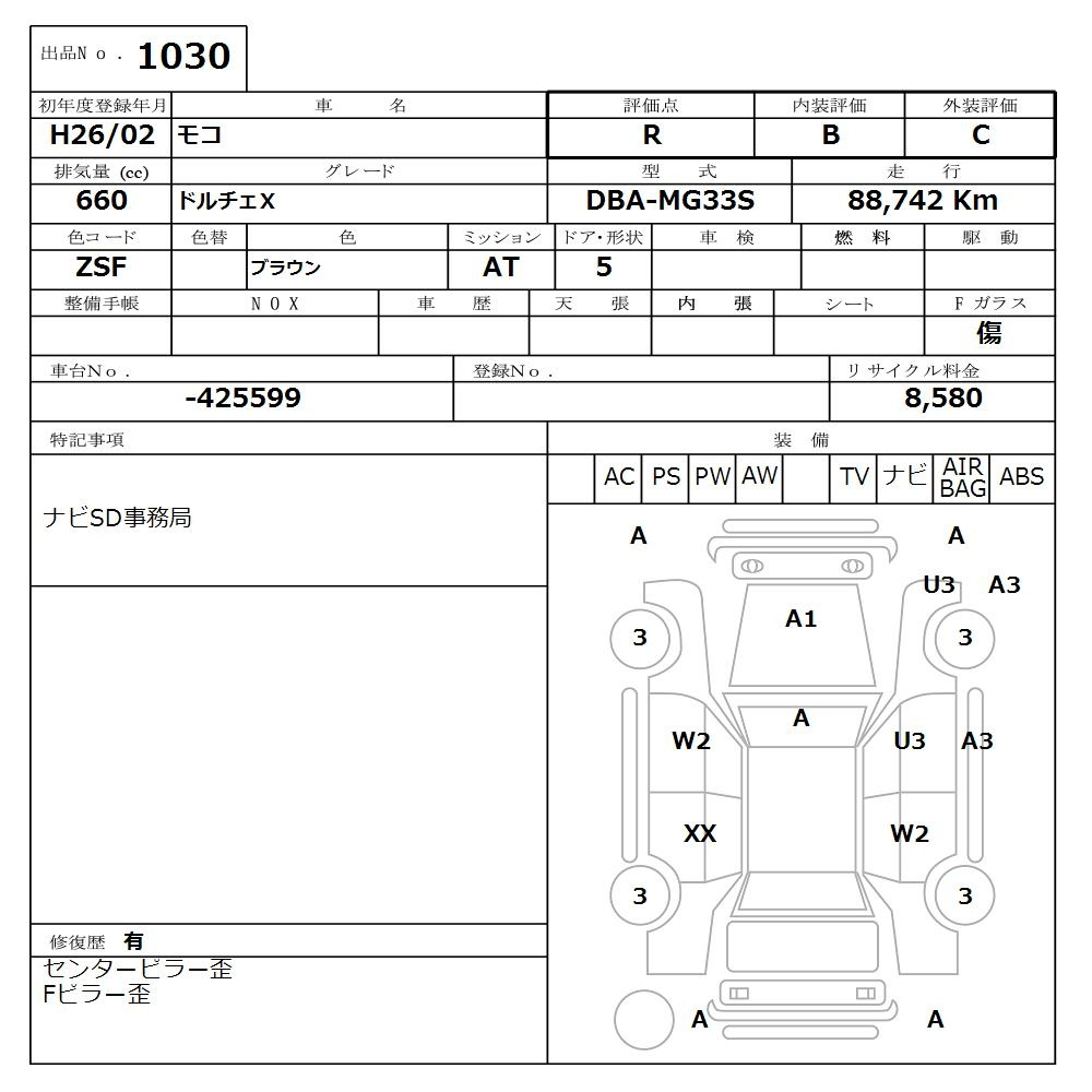 Аукционный лист