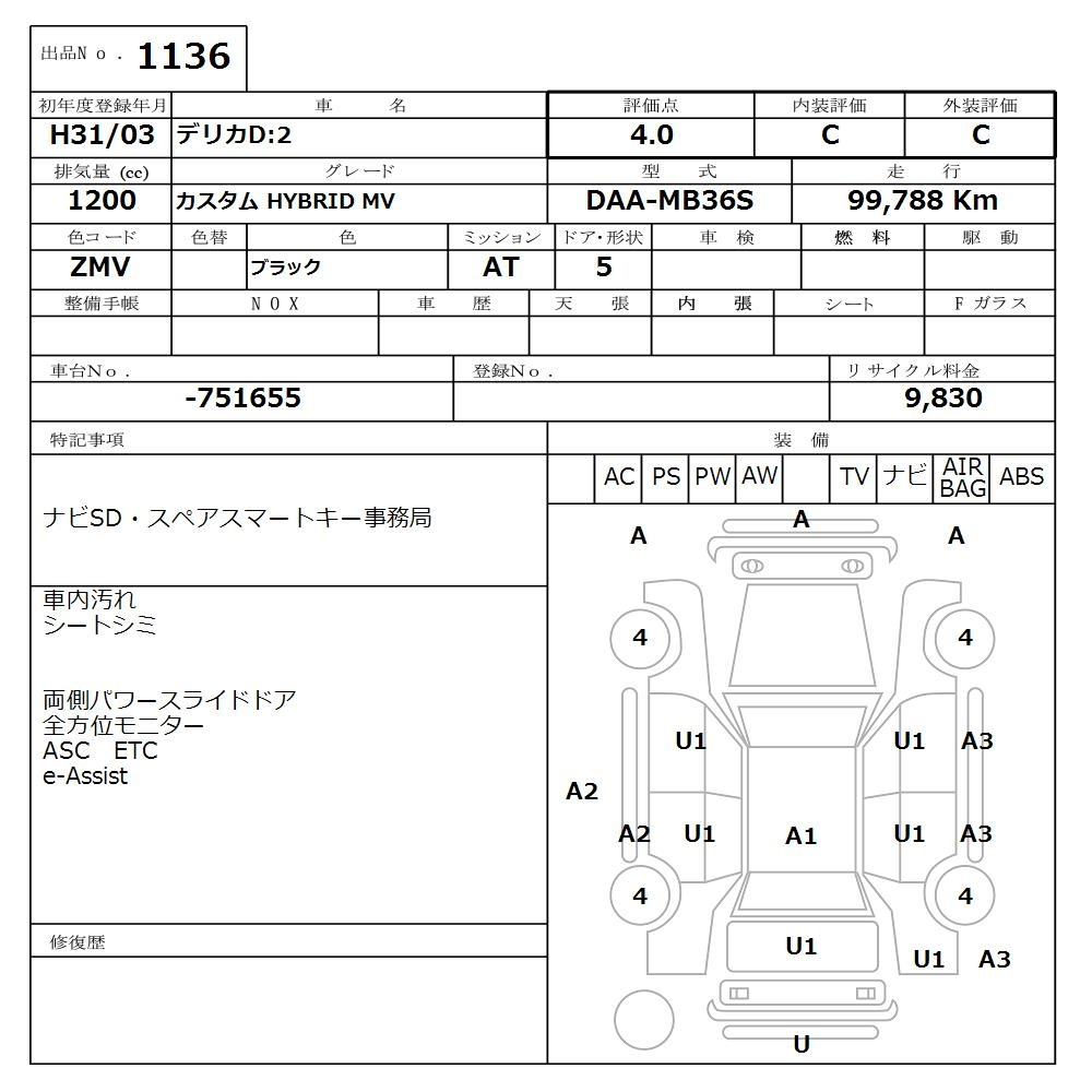Аукционный лист