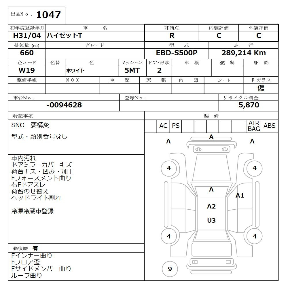 Аукционный лист