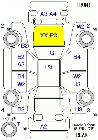 Аукционный лист TOYOTA VOXY 2008