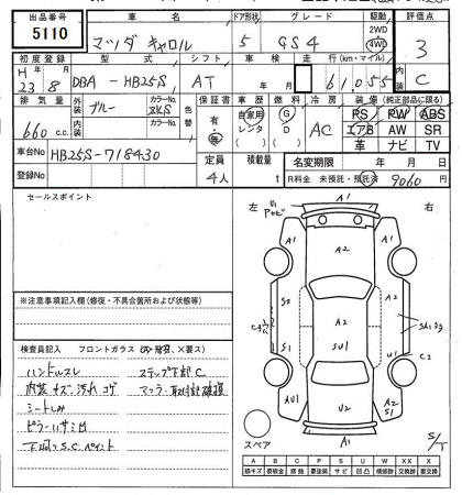 MAZDA CAROL 2011