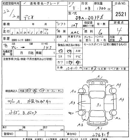 MAZDA DEMIO 2010