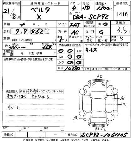 TOYOTA BELTA 2009