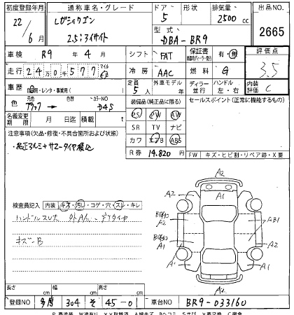 SUBARU LEGACY 2010