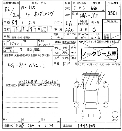 HONDA N BOX 2020