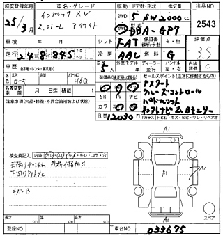 SUBARU IMPREZA 2013