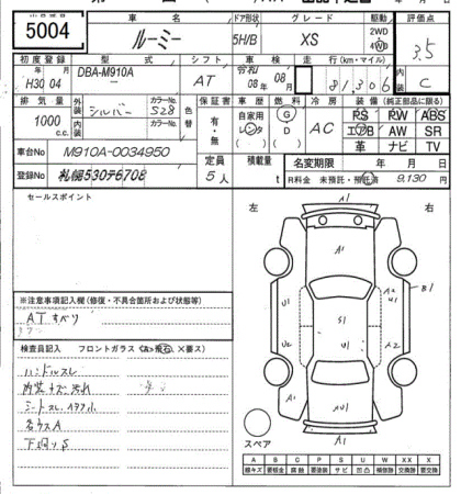 TOYOTA ROOMY 2018