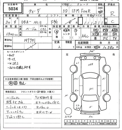 NISSAN TIIDA 2008